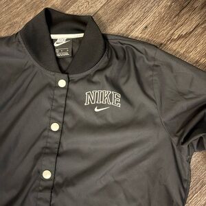 Nike Black Collared Jacket